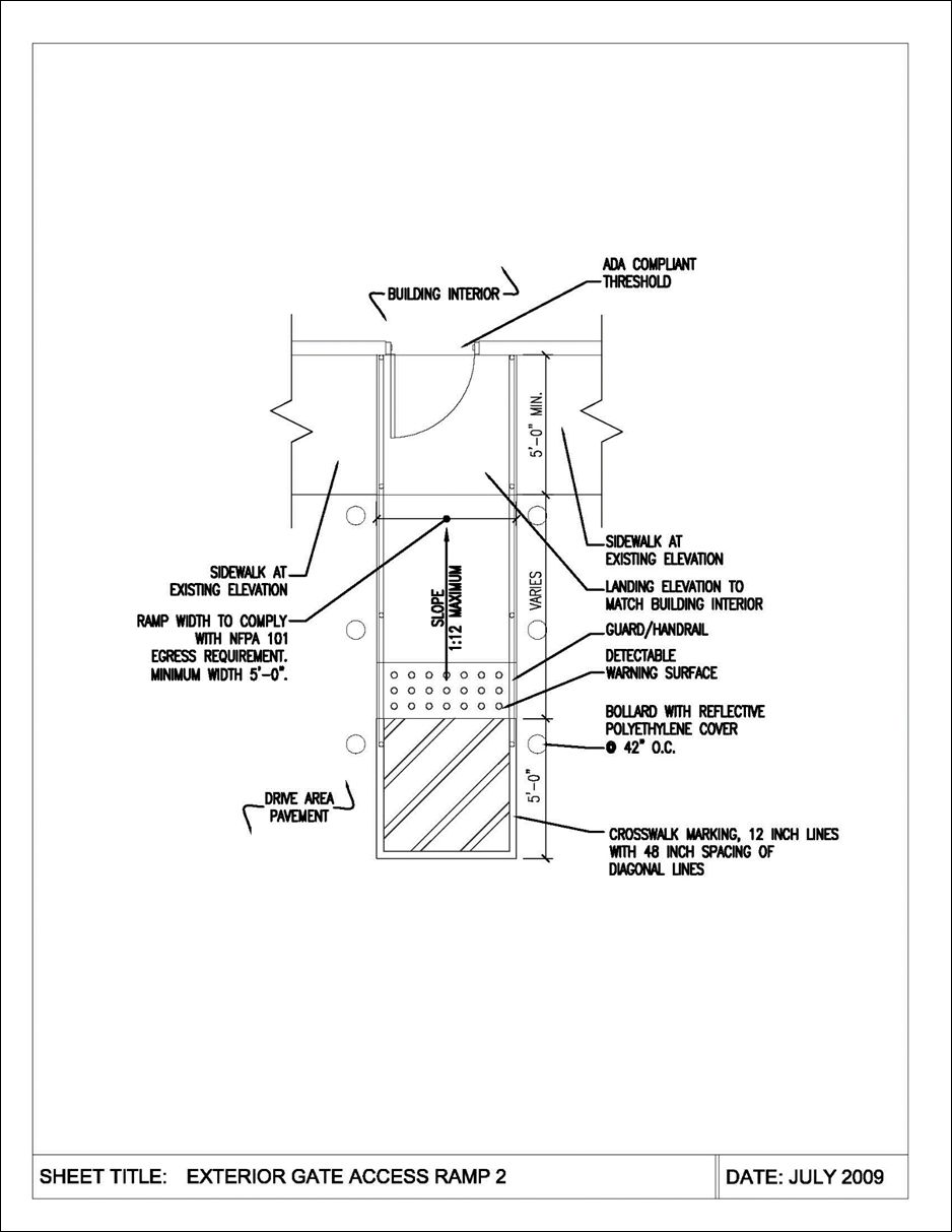 Terminal Access Ramp 7.10 Terminal Stair Tower Ramp Access